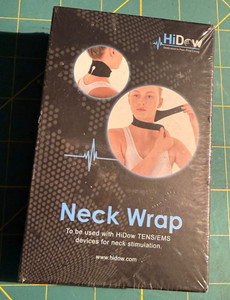 Hidow Black Provides Pain Relief Neck Wrap For Neck Stimulation Sealed