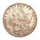 1891-S Morgan Silver Dollar Nicer Details Damaged Rim Unique Surface Quality