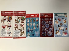 American Greetings, EK Success STICKERS, Santa, Rudolph, Frosty, YOU PICK