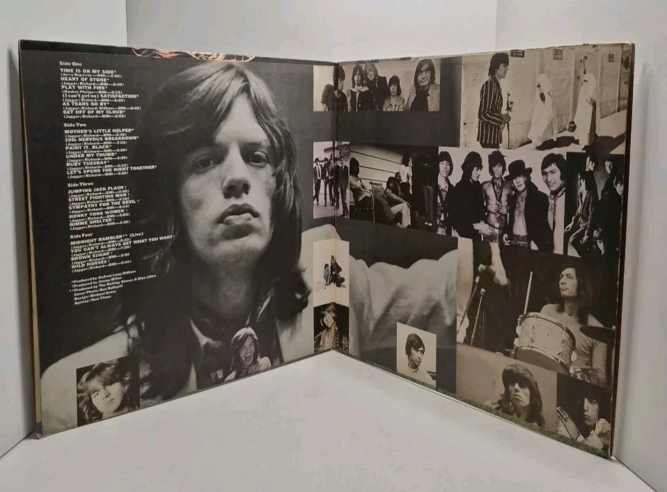 THE ROLLING STONES Hot Rocks 1964-1971 Double LP Vinyl Record Gatefold Album - Image 3 of 4