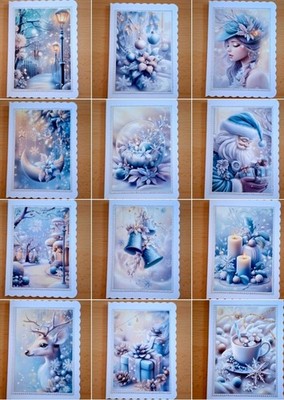 *GB* Weihnachtskarte °herrliche Winterzeit° Weihnachten Grusskarte Handarbeit