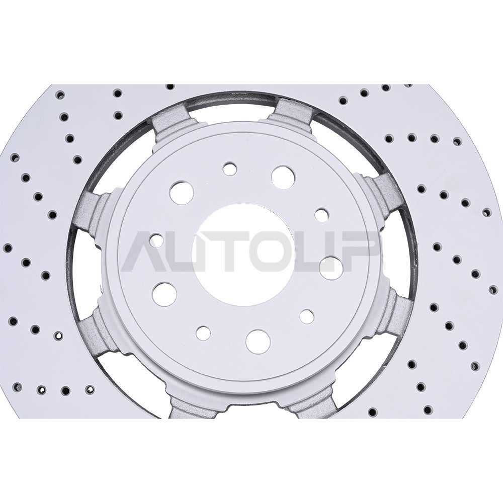 For Maserati Granturismo Quattroporte GranCabrio Front Right Brake Rotor 235318