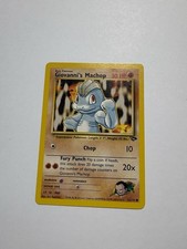Giovanni's Machop 72/132 Gym Challenge Regular