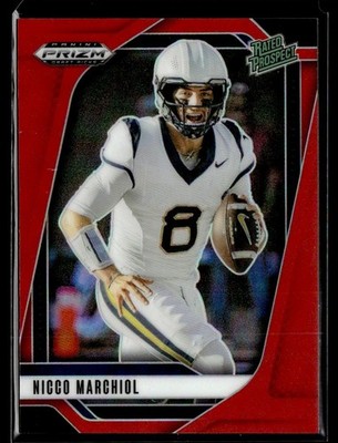 2025 Prizm Draft Picks Red Rated Prospect Nicco Marchiol Rookie /399 #170