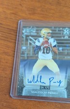 2020 Leaf Draft - Autographs Malcolm Perry #BA-MP1 (AU, RC)
