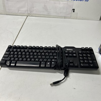 Dell L100 Keyboard 104 Key USB Wired Keyboard Standard Size Pre-Owned V-033