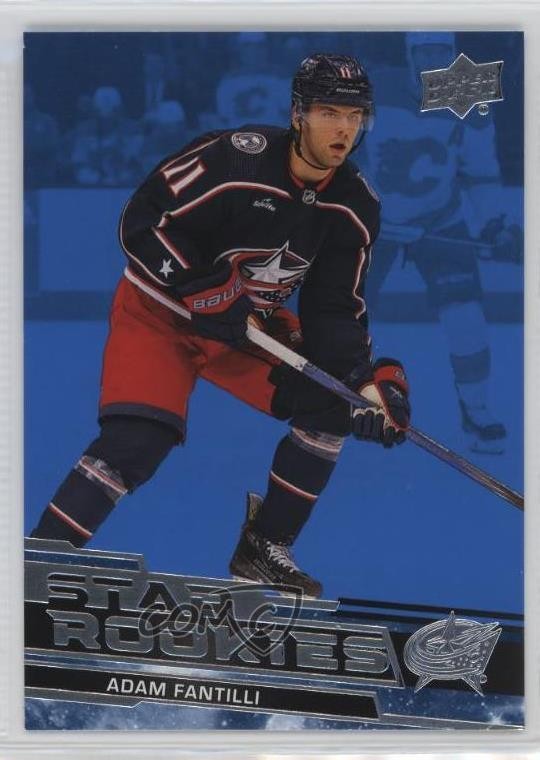 2023-24 Upper Deck Star Rookies Box Set Blue Adam Fantilli #2 RC 08mi