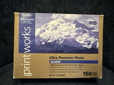 Ulta Premium Glossy 4" x 6” Photo Paper 30 Sheets 10 mil. 95 Bright - NEW SEALED