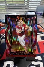 2024 Panini Select - Concourse George Kittle #58 Black & Red Shock Prizm