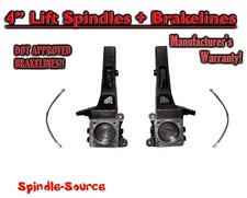 4 Inch Lift Spindles Fits 2003 - 2024 Toyota 4runner 2007 - 2014 Fj Cruiser 2wd