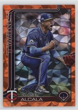 2025 Topps Series 1 Orange Diamante /25 Jorge Alcala #336 u7r