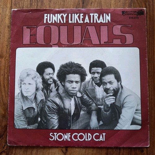 EQUALS Funky Like a Train 1977 Dutch OG 7" 45 misprint picture sleeve funk break - Picture 2 of 5