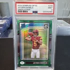 2024 Donruss Optic - Rated Rookie Jayden Daniels #248 Green Hyper Prizm PSA 9