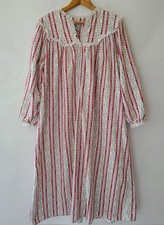 Lanz Of Salzburg Heart Floral Soft Flannel Nightgown L Eyelete Cottage Country