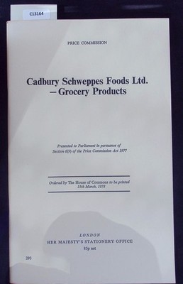 Cadbury Schweppes Foods Ltd - grocery products. Great Britain, :