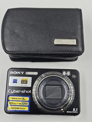 Sony Cyber-shot DSC-W150 8.1 MP Digitalkamera Schwarz - Funktioniert