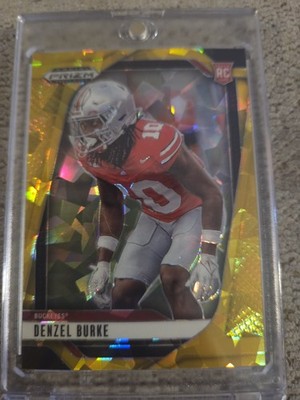 2025 Panini Prizm Draft Picks - Denzel Burke #79 Gold Ice Prizm (RC)