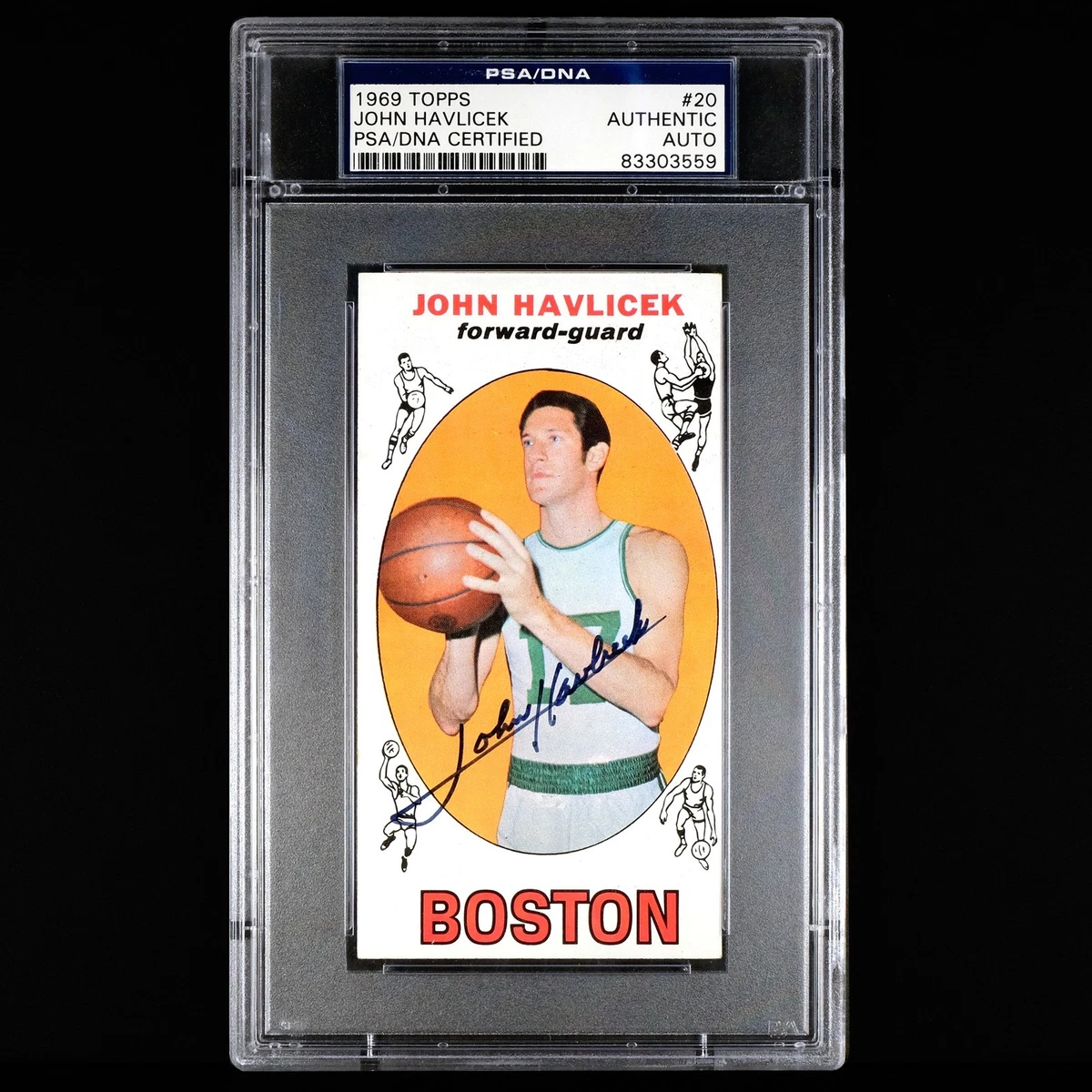 John Havlicek Basketball Autographed Sports Trading Cards 