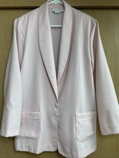 Vintage Blazer Women's Size Medium Made in USA Susan Michaels Baby Pink
