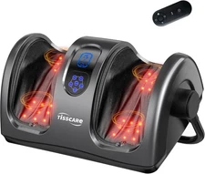 TISSCARE Foot Massager with Heat, Shiatsu Foot Massager for Plantar Fasciitis, N
