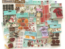 399 - LOT OF 25 JOLEE'S 3D STICKERS EMBELLISHMENTS NO REPEATS FAST SHIPPING
