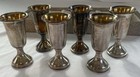 Set of 6 Sterling Silver Cordial Goblets — photo 1