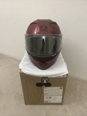 AGV K3 Red Large Motorcycle Helmet with PinLock *READ* - Free Shipping