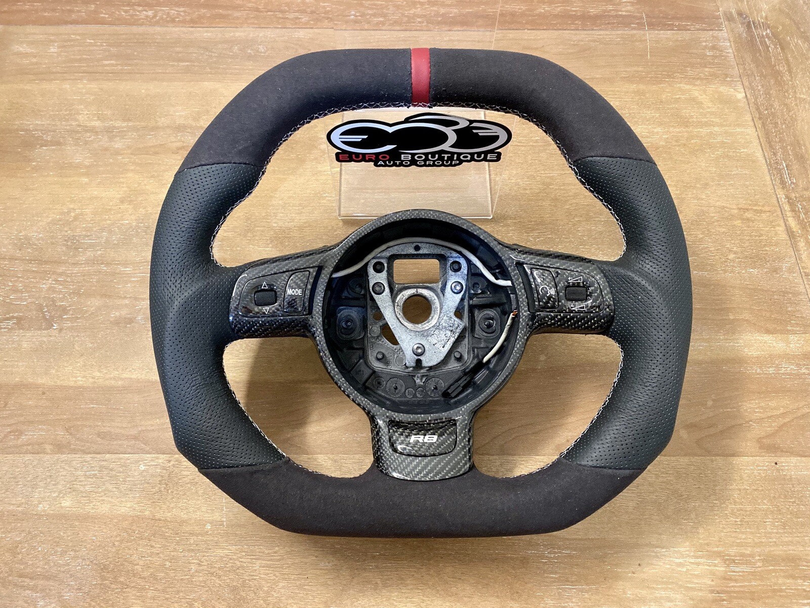 Audi R8 Bespoke Carbon Fiber Flat Top/Bottom Steering Wheel