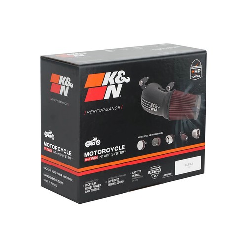 Sistema de admisión de aire de metal de rendimiento K&N RK-3940 para perno 14-22 Yamaha XVS950 942 - Imagen 6 de 11