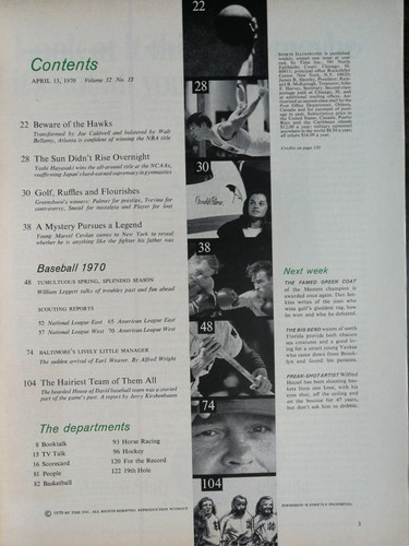 Sports Illustrated April 13, 1970 Ed Kranepool New York Mets 624 - Picture 2 of 2