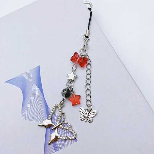 Star Beaded Pendant Keychain Detachable Phone Lanyard for Fashion Individuals - Zdjęcie 7 z 8