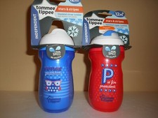 NEW Tommee Tippee Designer Tumbler Cups Future President 12 Mo 9 Oz Lot Of 2 USA