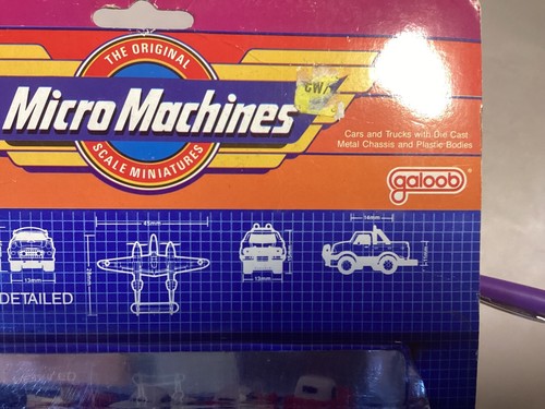 Vintage NOS Galoob Micro Machines #24 Classic Corvette Collection 1980 - Picture 4 of 5