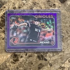 John Means Baltimore Orioles 2024 Topps Series 2 #457 Purple Foil  /799 A-55