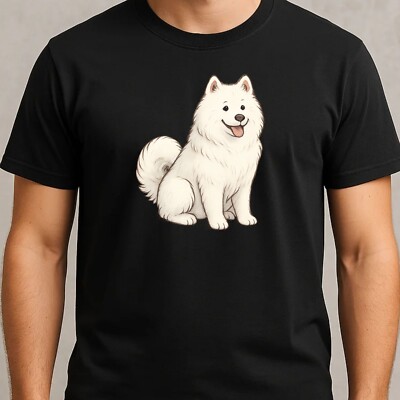 T-Shirt Samojede Hund   Süßes Polarhund-Motiv für Hundefans, Geschenkidee 