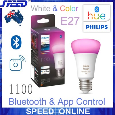 PHILIPS Hue White & Color Ambiance 1100 A60 E27 Bulb - Bluetooth & WiFi Controls