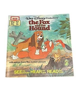 Vintage Walt Disney Storytellers The Fox & the Hound BOOK ONLY NO CASSETTE TAPE