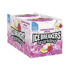 ICE BREAKERS Sparkling Raspberry Lemon Seltzer  Assorted Flavor Names , Sizes 