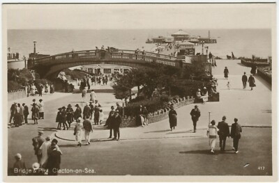 BRÜCKE & PIER, CLACTON ON SEE - Essex Postkarte