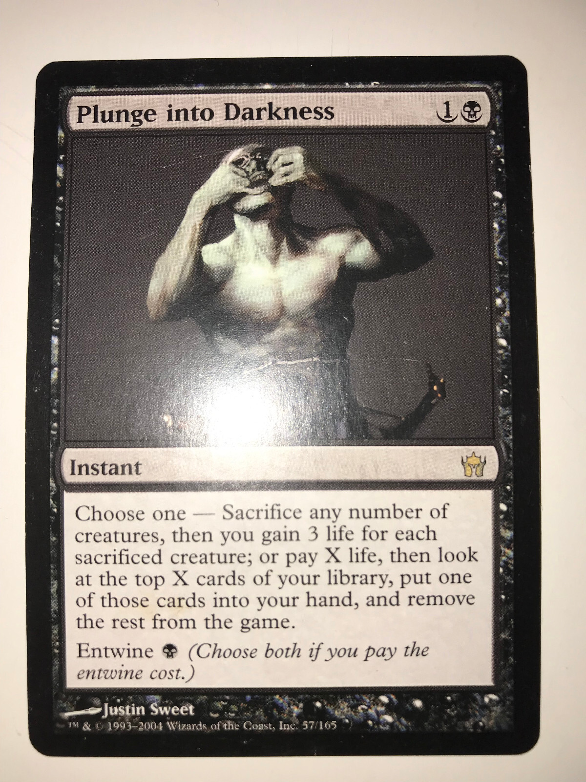 Magic The Gathering Fifth Dawn Plunge into Darkness #57/165 MTG  LP/NM