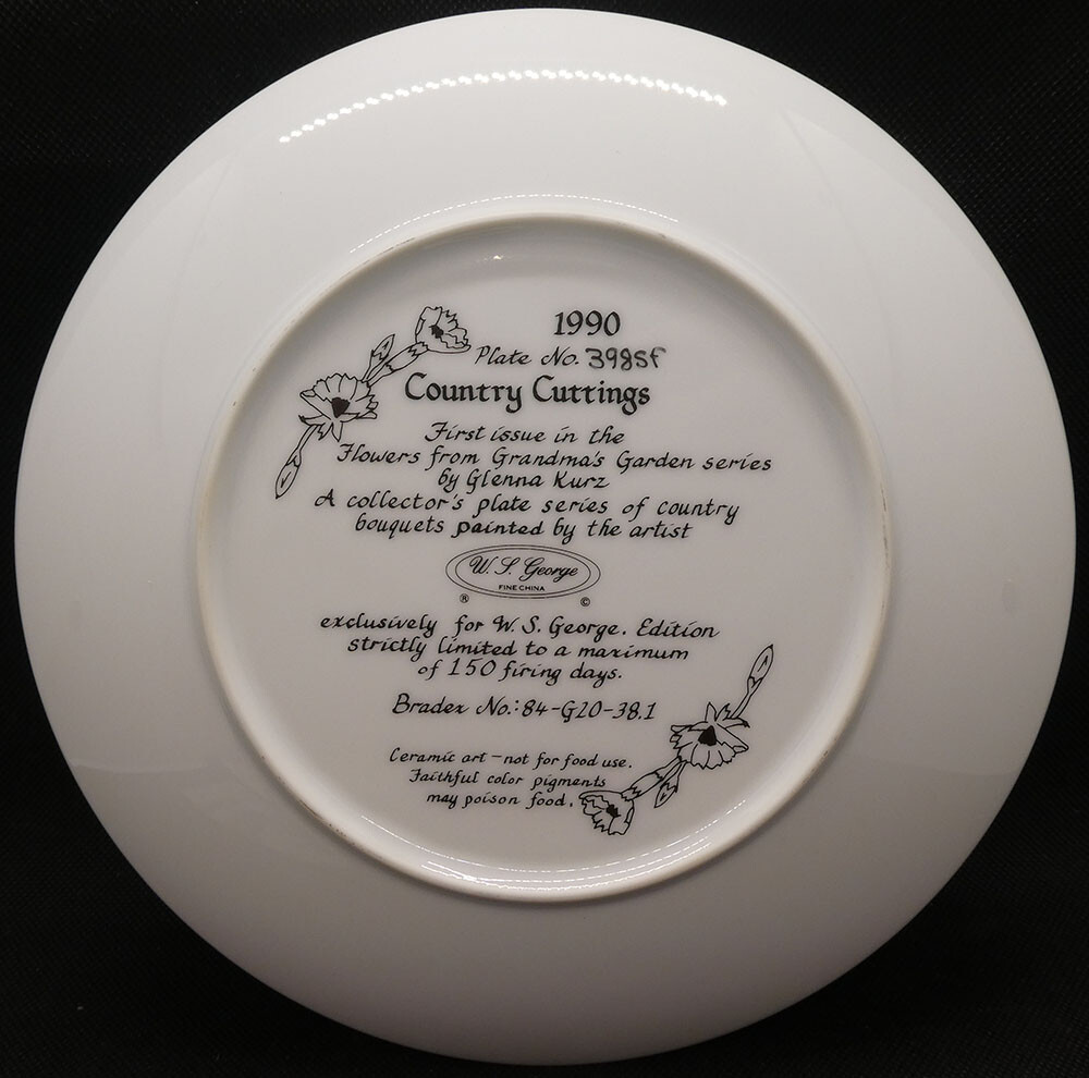 W. S. 1990 "Country Cuttings" from Flowers from Grandma's Garden