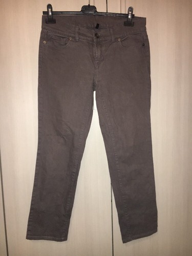 Pantaloni Benetton Jeans Da Donna Taglia 44 Grigi | eBay