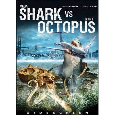 Mega Shark vs. Giant Octopus - DVD By Lorenzo Lamas,Deborah Gibson - VERY GOOD