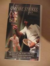 Tennis Bloopers arguments The Umpire Strikes Back VHS Tape