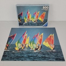 Sailboat Vtg Ravensburger Puzzle Summer Regat...