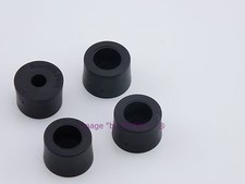 Rubber Feet .419" Tall Set of 4 Round - Sold by W5SWL