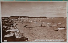 OLD POSTCARD POOLE HARBOUR AND YACHT STATION SANDBANKS