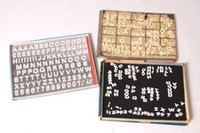 jeu cinema video 3 boites de lettres magnetic blanches titrage magnetic titling