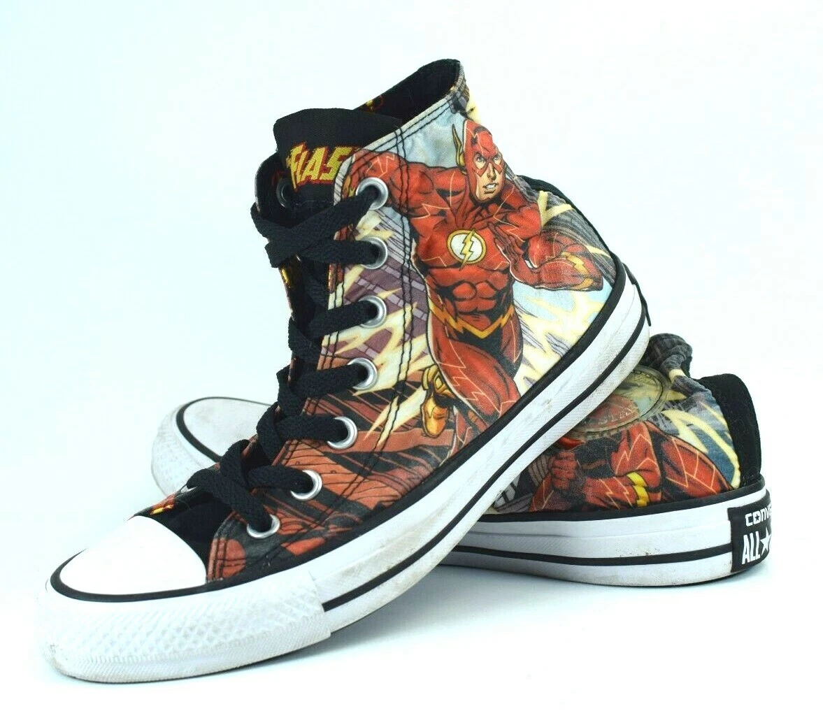 Et kors hele fugtighed CONVERSE Chuck Taylor All Star The Flash DC Comics Unisex sneakers - Size  Mens 5 | eBay