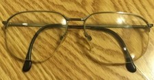Authentic Rodenstock Eyeglasses Semi-Rimless Half Silver Frame 58   16 145 EUC